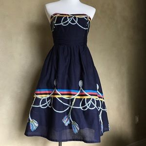 Wakana Koike x Anthropologie Nautical Cotton Dress